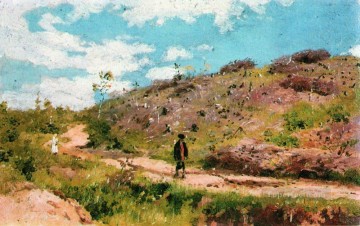 Paisaje de verano en Kurskaya Guberniya 1915 Ilya Repin Pinturas al óleo